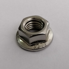 Гайка с фланцем нержавіюча М6 DIN 6923 А2